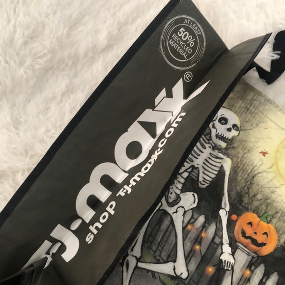 Reusable Shopping Bag Skeleton Walking Cat and Dog NWT - Picture 3 of 9